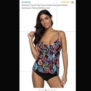 NWT Tankini 2 Piece Swimsuit